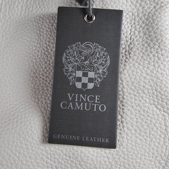 Vince Camuto VV-IKE-To Tote Bag in Silver Cloud Pebbled Leather – NWT - Picture 7 of 15